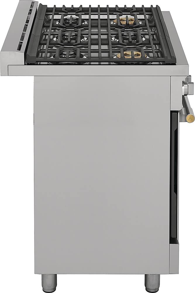 Alt View 17. Frigidaire - Professional 4.4 Cu. Ft. Freestanding Gas Oven True Convection Range - Stainless Steel.