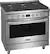 Left. Frigidaire - Professional 4.4 Cu. Ft. Freestanding Gas Oven True Convection Range - Stainless Steel.