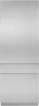 Front. Monogram - 36" Fully Integrated SDBF SS Panel Kit, LH - Stainless Steel.