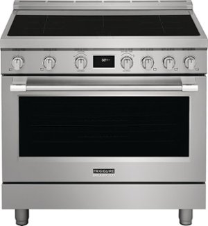 Frigidaire - Professional 4.4 Cu. Ft.  Freestanding  Oven Induction Fan Convection Range - Stainless Steel