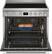 Alt View 11. Frigidaire - Professional 4.4 Cu. Ft. Freestanding Oven Induction Fan Convection Range - Stainless Steel.
