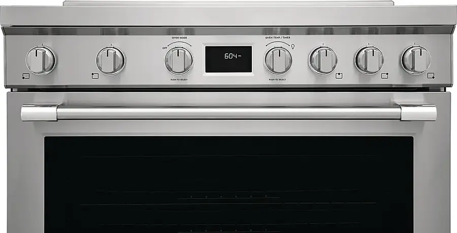 Alt View 12. Frigidaire - Professional 4.4 Cu. Ft.  Freestanding  Oven Induction Fan Convection Range - Stainless Steel.