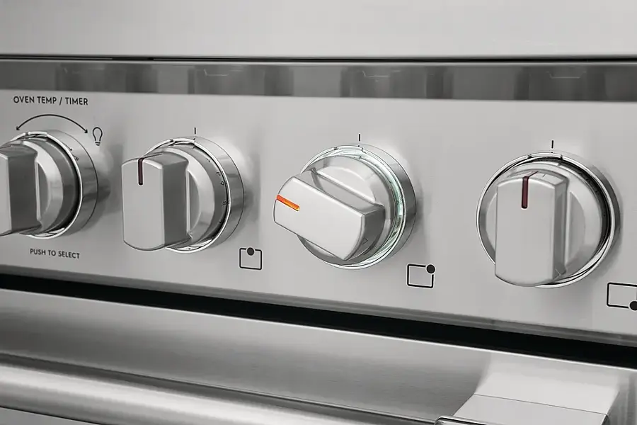 Alt View 13. Frigidaire - Professional 4.4 Cu. Ft.  Freestanding  Oven Induction Fan Convection Range - Stainless Steel.