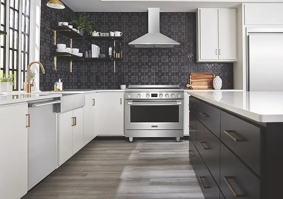 Alt View 16. Frigidaire - Professional 4.4 Cu. Ft.  Freestanding  Oven Induction Fan Convection Range - Stainless Steel.