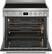 Alt View 2. Frigidaire - Professional 4.4 Cu. Ft. Freestanding Oven Induction Fan Convection Range - Stainless Steel.