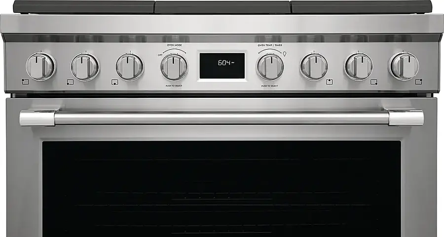 Alt View 11. Frigidaire - Professional 4.4 Cu. Ft. Freestanding Oven Dual-Fuel Fan Convection Range - Stainless Steel.
