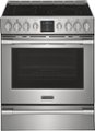 Frigidaire - Professional 5.4 Cu. Ft. Freestanding Oven Electric True Convection Range - Stainless Steel