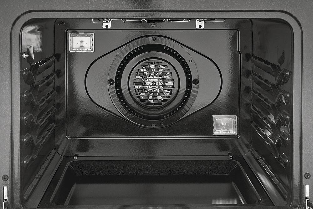 Alt View 12. Frigidaire - Professional 5.4 Cu. Ft. Freestanding Oven Electric True Convection Range - Stainless Steel.