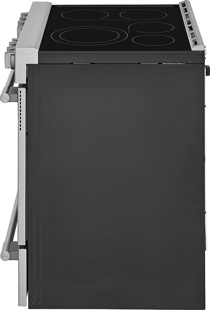 Alt View 17. Frigidaire - Professional 5.4 Cu. Ft. Freestanding Oven Electric True Convection Range - Stainless Steel.