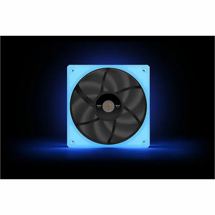 Alt View 20. Thermaltake - ToughFan 14 RGB High Static Pressure Radiator Fan (3-Pack) - Black.