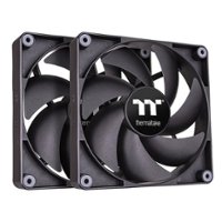 Thermaltake - CT120 PC Cooling Fan (2-Pack) - Black - Front_Zoom