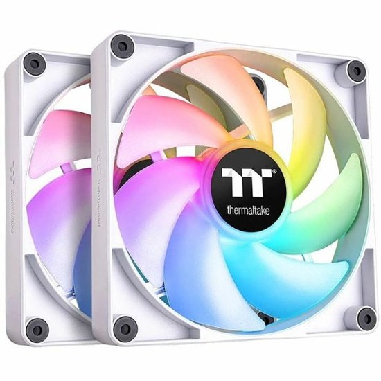 Thermaltake CT120 ARGB Sync PC Cooling Fan (2-Pack) White CL-F153 ...