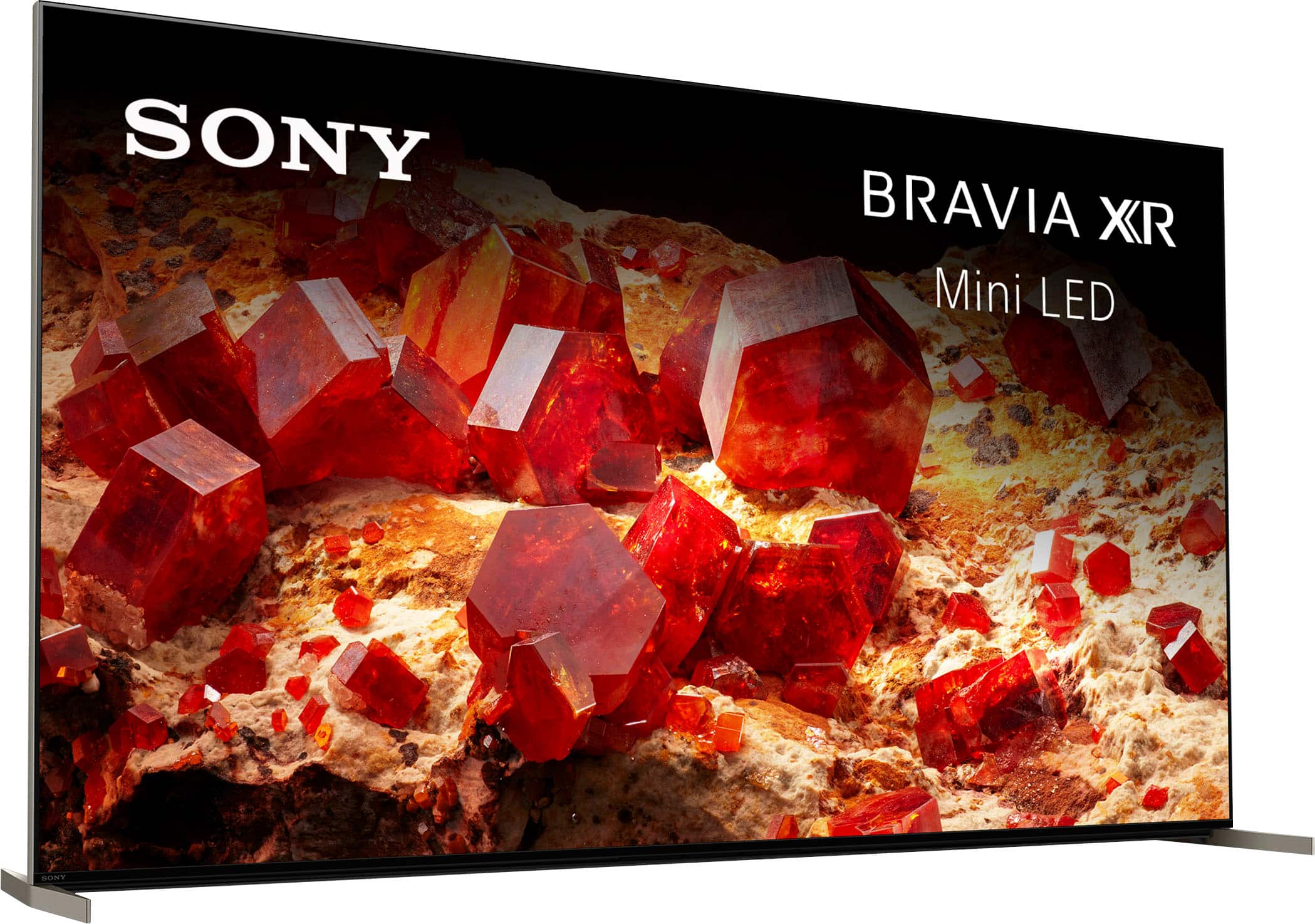 Angle. Sony - 65" Class BRAVIA XR X93L Mini-LED 4K UHD Smart Google TV - Black.