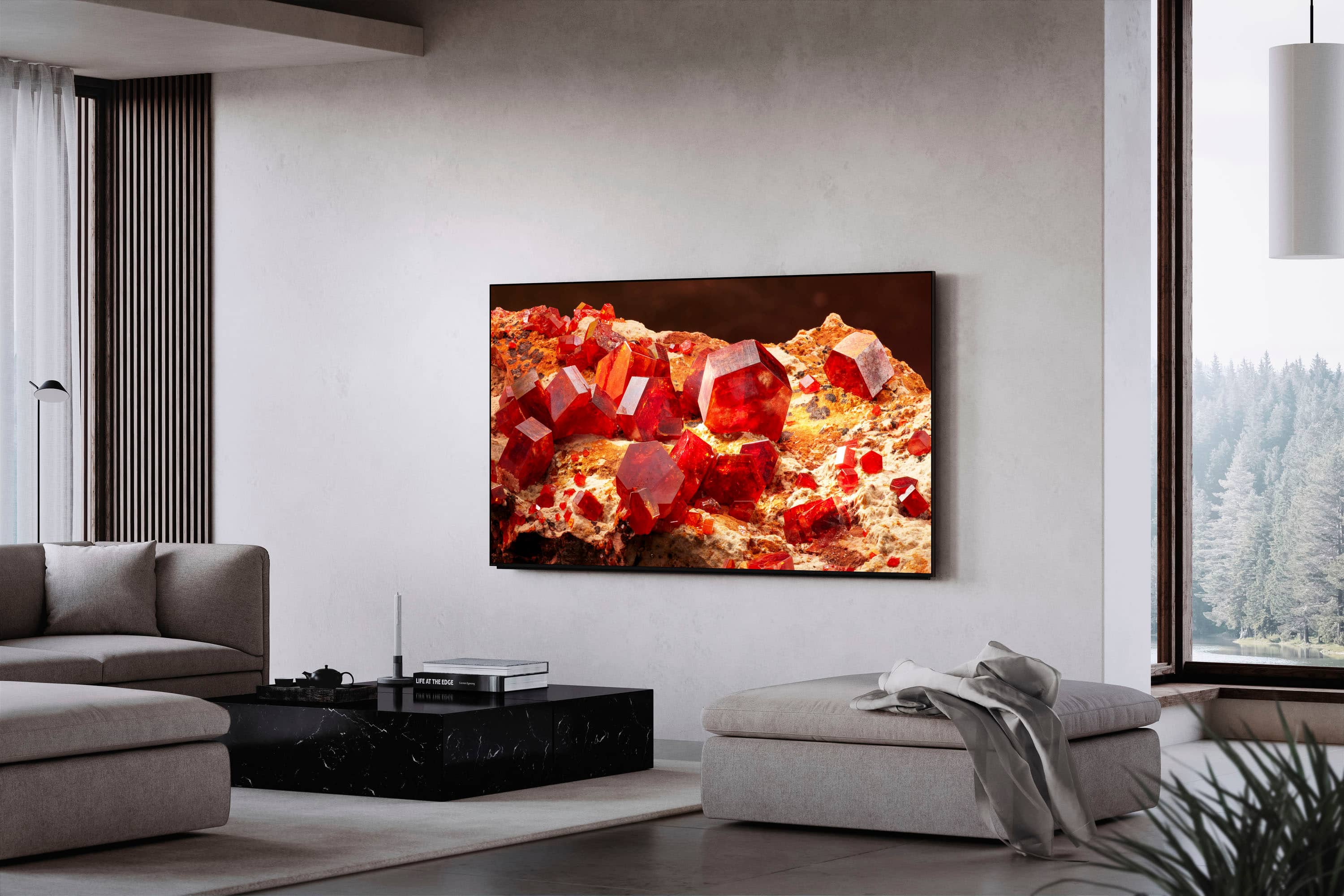 Alt View 22. Sony - 65" Class BRAVIA XR X93L Mini-LED 4K UHD Smart Google TV - Black.