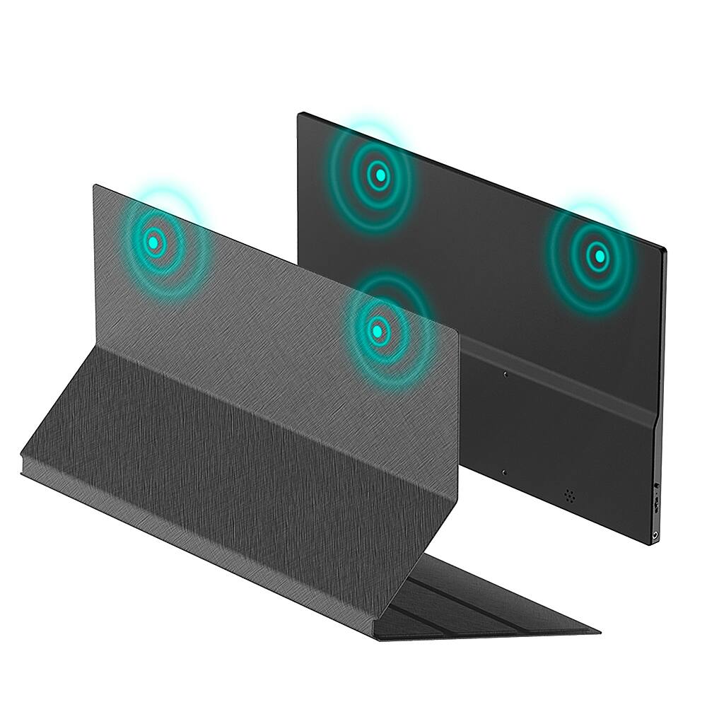 Alt View 12. Mobile Pixels - Fold 15.6" LCD Monitor - Black.