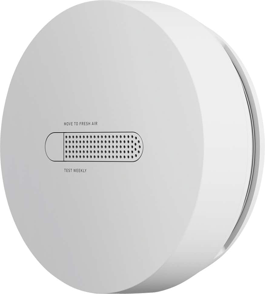 Angle. SimpliSafe - Smoke & Carbon Monoxide Detector - White.