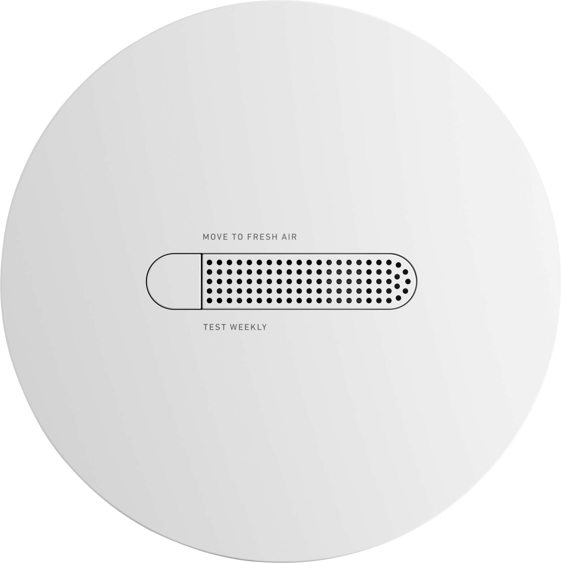 Front. SimpliSafe - Smoke & Carbon Monoxide Detector - White.