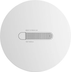SimpliSafe Smoke/CO Detector - White - Front_Zoom