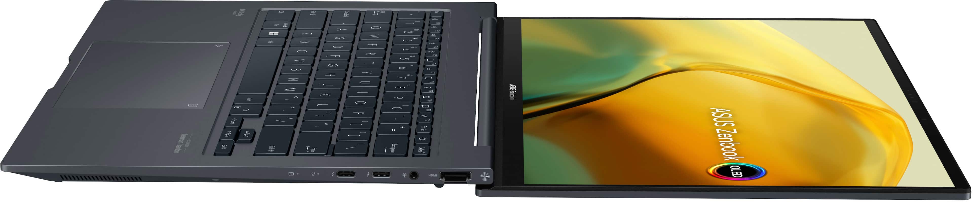 Alt View 1. ASUS - Zenbook 14X 14.5" 2.8K OLED Touch Laptop - Intel Evo Platform i7-13700H - 16GB Memory - 512GB SSD - Inkwell Gray.