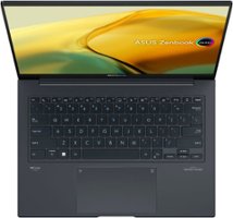 ASUS - Zenbook 14.5" 2.8K OLED Laptop - Intel Evo Platform - 13th Gen Core i5 Processor with 8GB Memory - 512GB SSD - Inkwell Gray - Angle_Zoom