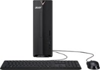 Front. Acer - Aspire XC-840-UB11 Desktop- Intel Celeron N4505 -8GB Memory- 512GB SSD - Black.