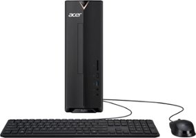 Acer - Aspire XC-840-UB11 Desktop- Intel Celeron N4505 -8GB Memory- 512GB SSD - Black - Front_Zoom