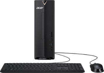Acer - Aspire XC-840-UB11 Desktop- Intel Celeron N4505 -8GB Memory- 512GB SSD - Black - Front_Zoom