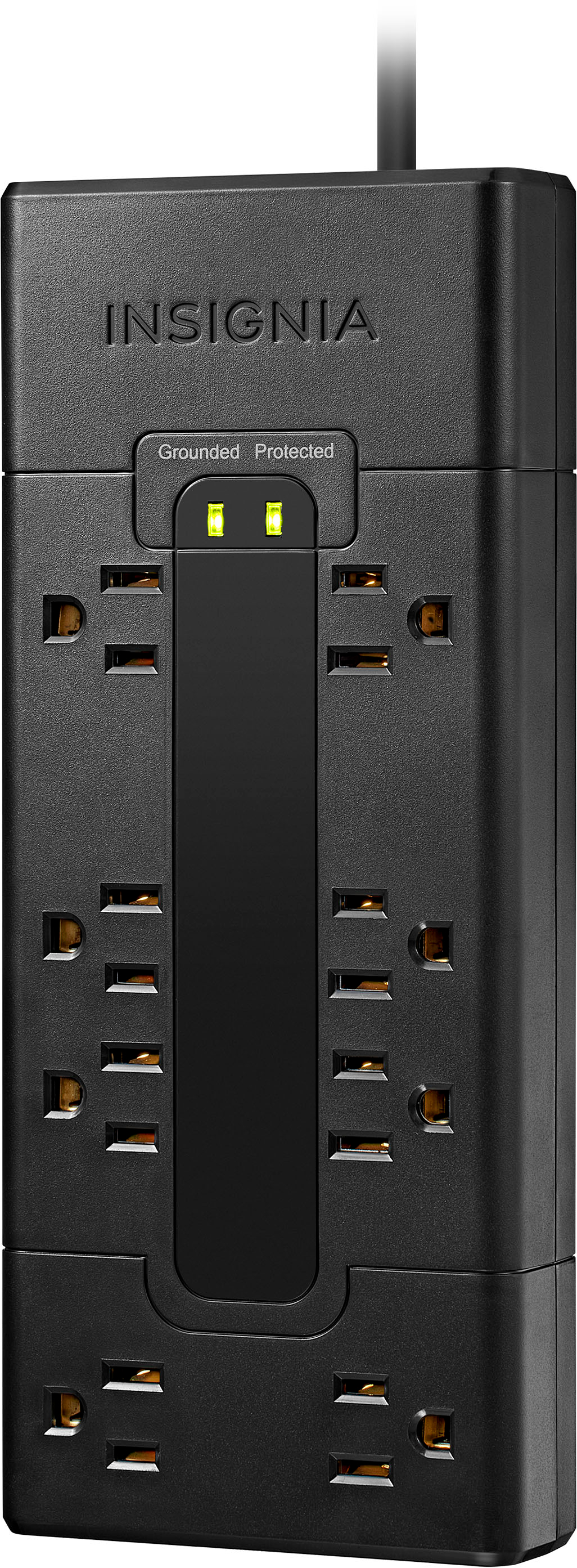Insignia™ 7 Outlet/2 USB 1200 Joules Surge Protector White NS