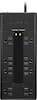 Alt View 1. Insignia™ - 8-Outlet 1,200 Joules Surge Protector - Black.