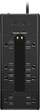 Insignia™ - 8-Outlet 1,200 Joules Surge Protector - Black