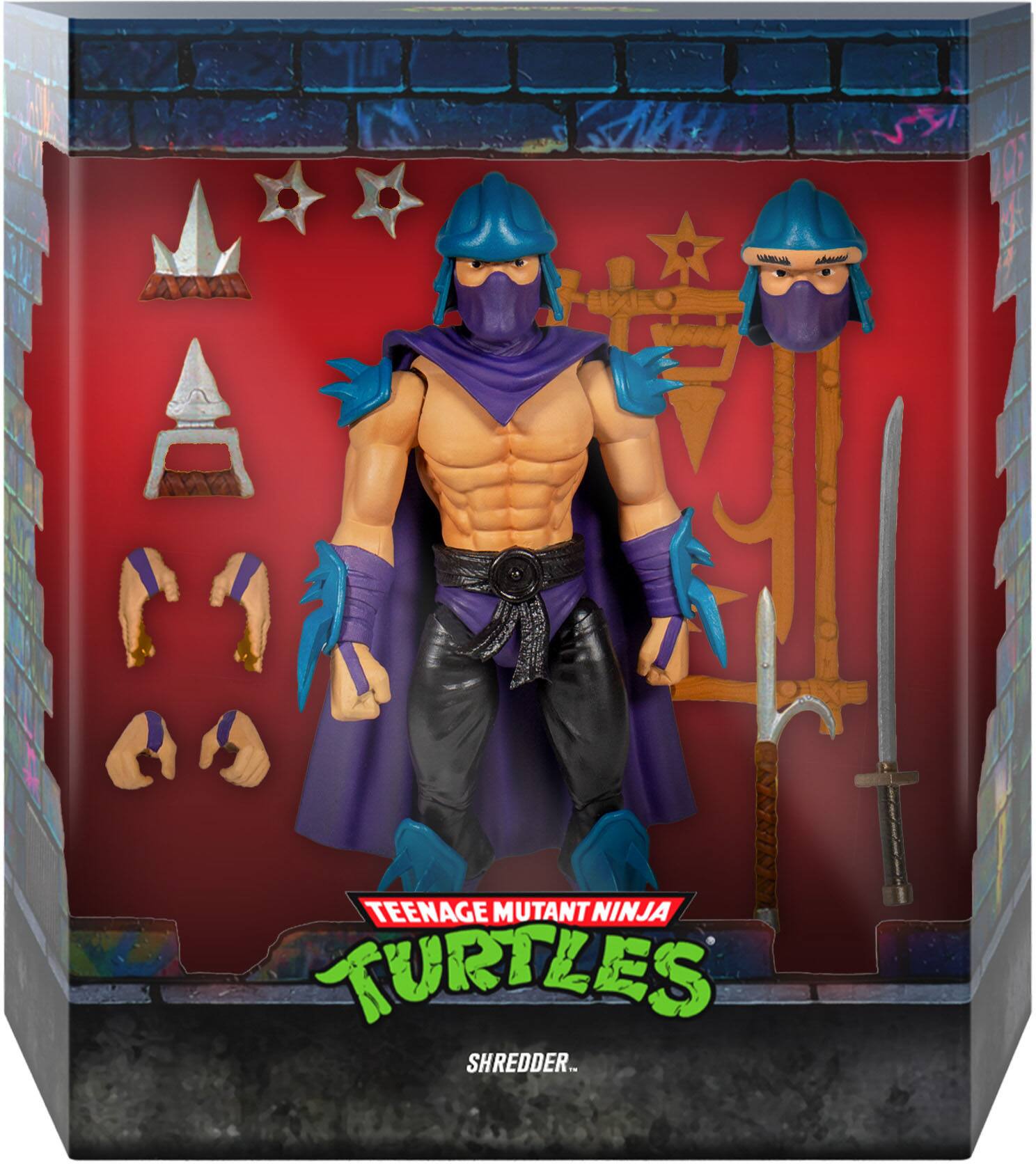 Super7 ULTIMATES! 7 in Plastic Teenage Muant Ninja Turtles Shredder  DE-TMNTW02-SHD-01 - Best Buy