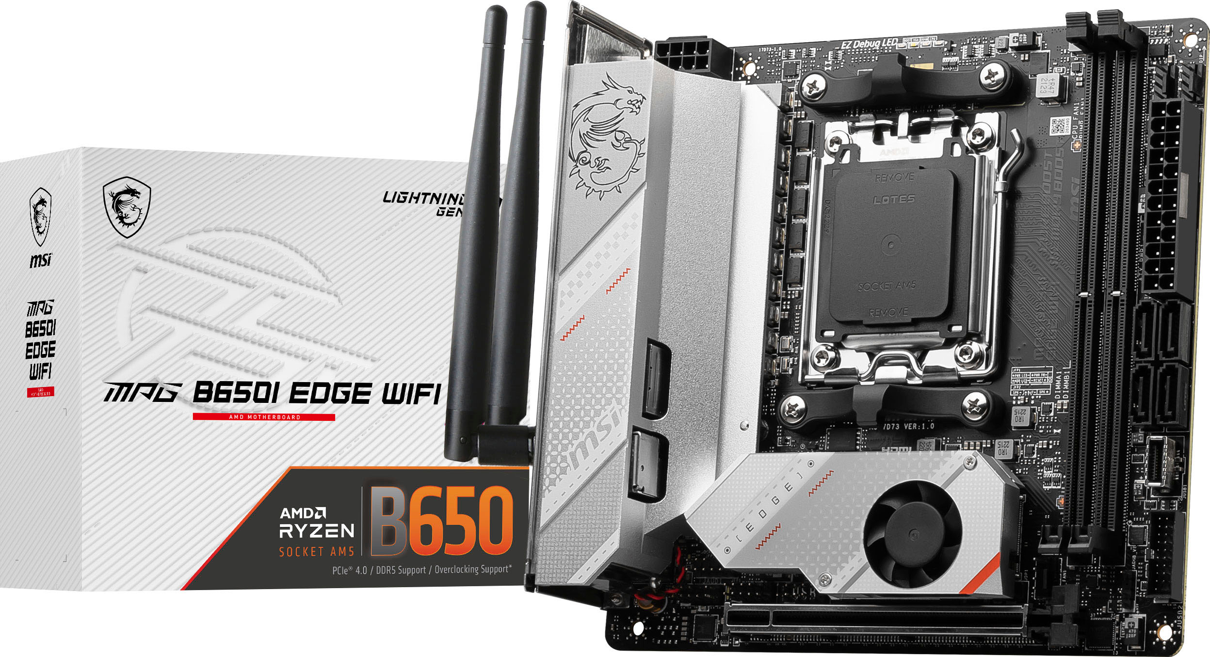 MSI B650 Gaming Plus WiFi AMD AM5 ATX Motherboard - Micro Center