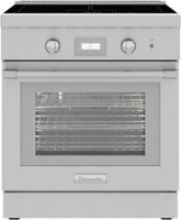 Thermador - Pro Harmony Liberty 30" Freestanding Electric Induction True Convection Range with WiFi - Stainless steel - Front_Zoom