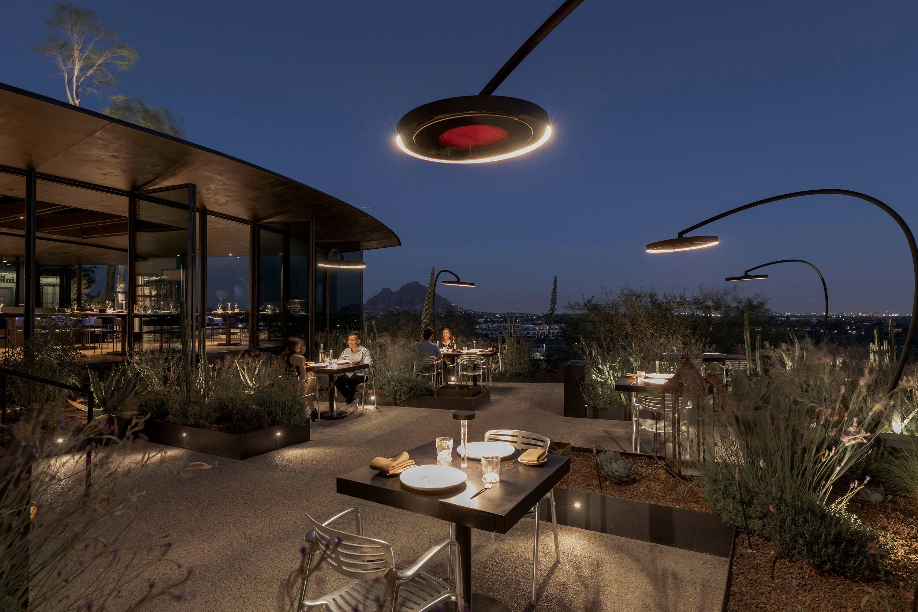 Alt View 11. Bromic Heating - Outdoor Heater - Eclipse Portable & Dimmer Controller - 2900W - 220-240V - Black.