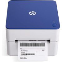 HP - Shipping Label Printer, Internal Tray 4x6 Direct Thermal Printer - 203 DPI - Front_Zoom