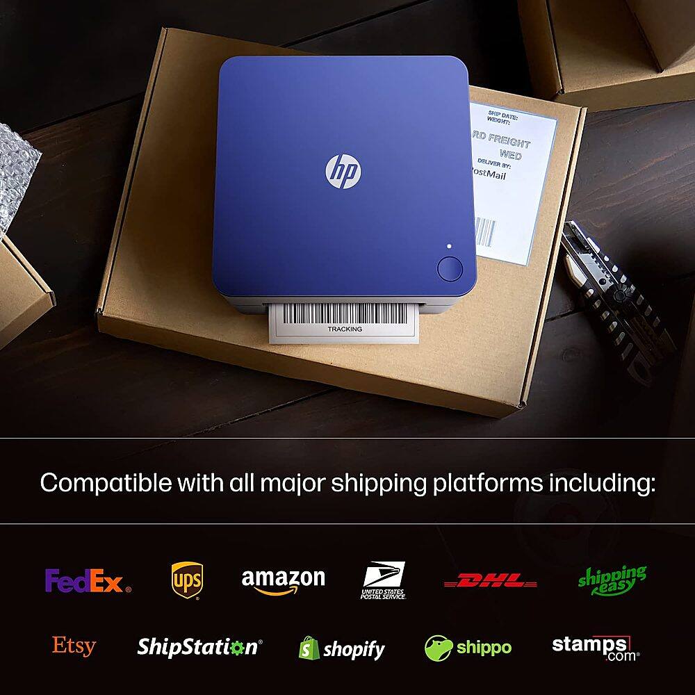 Compatible with all major shipping platforms including: FedEx, UPS, Amazon, United States Postal Service, DHL, and ShipStation.