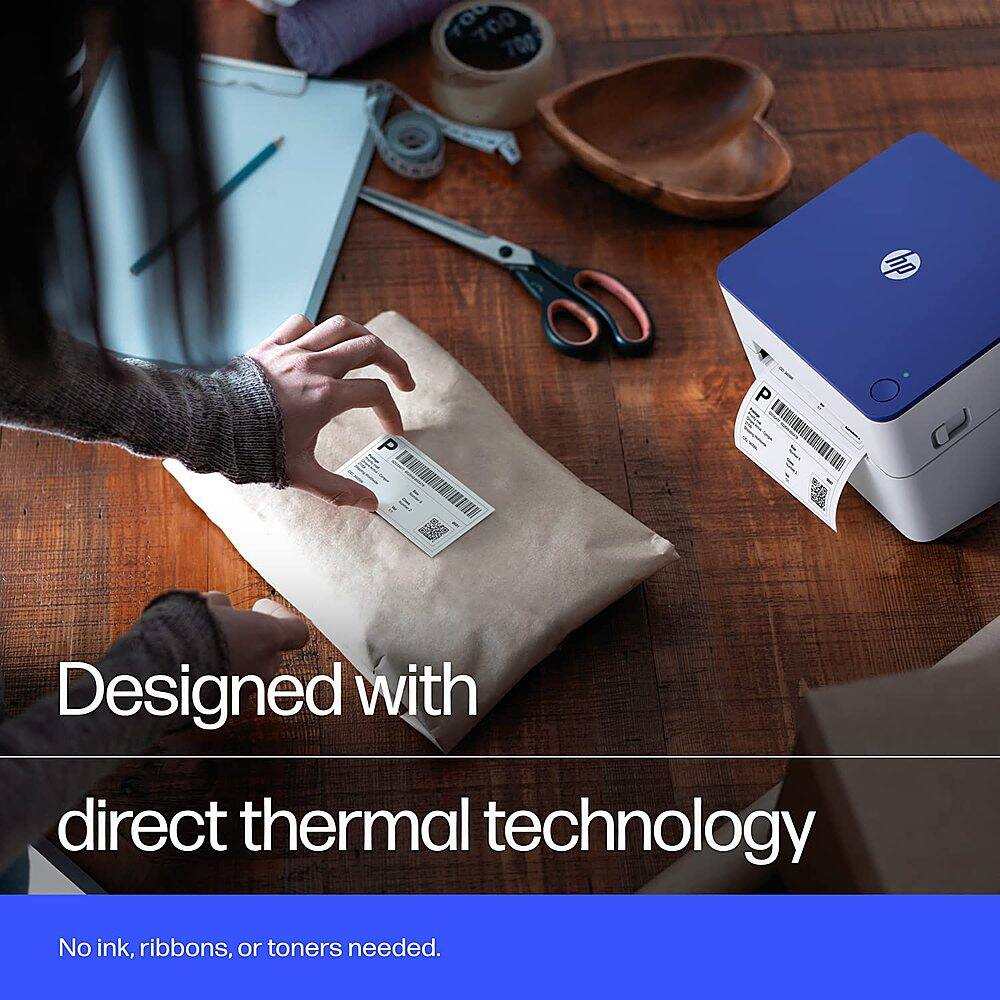 Designed with direct thermal technology. No ink, ribbons, or toners needed.