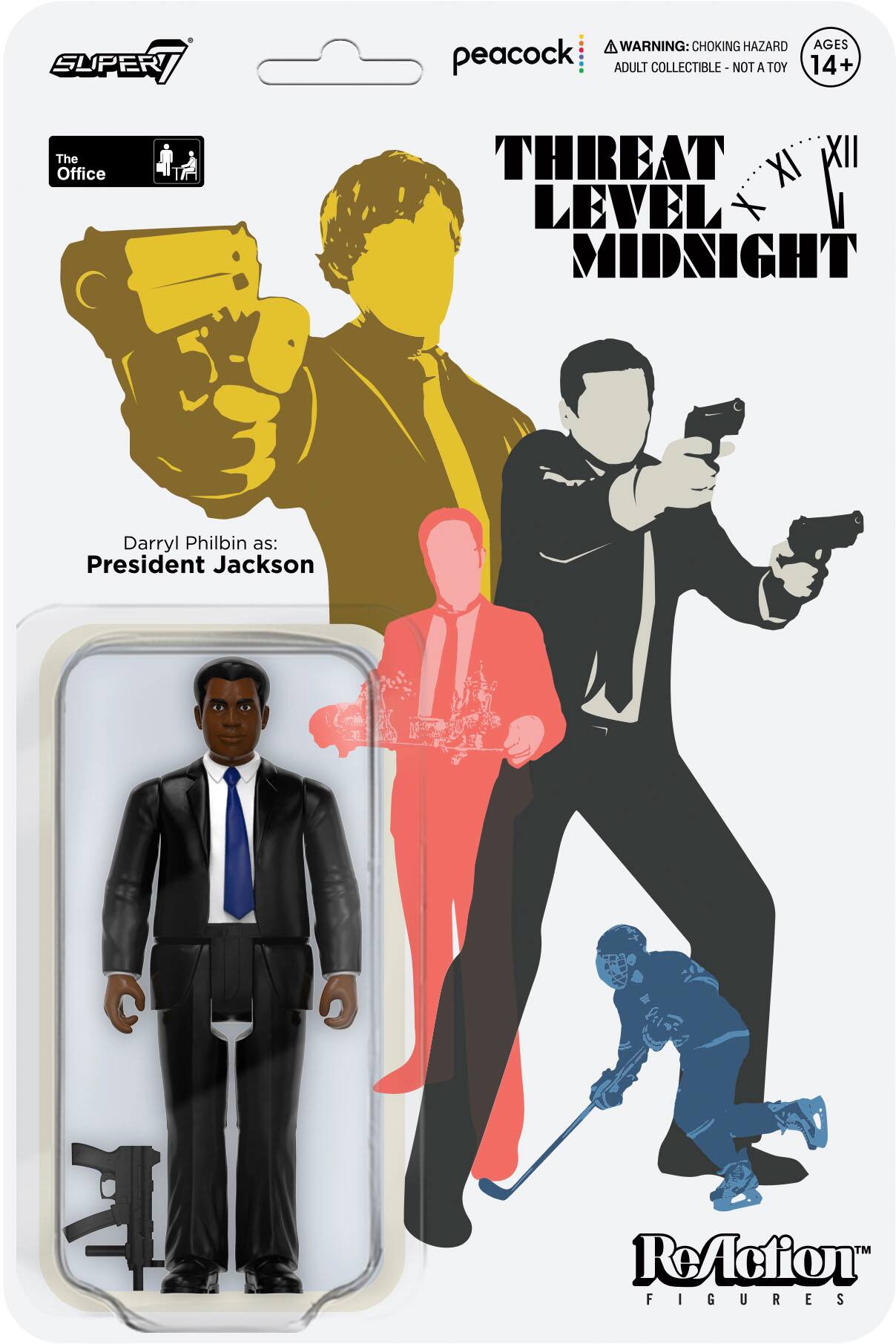 ReAction 3.75 in Plastic The Office Threat Level Midnight - Darryl Philbin as President Jackson