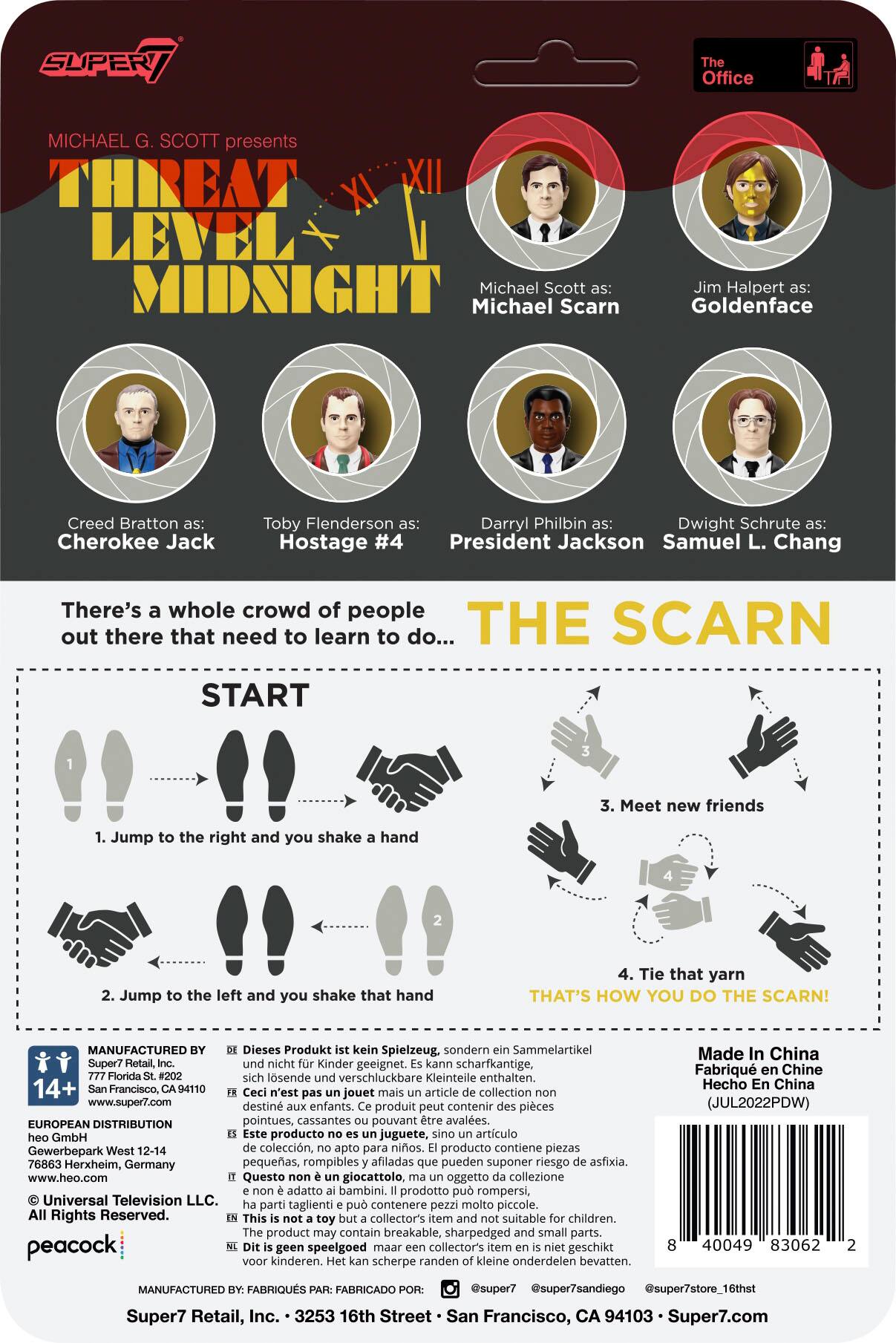 THE OFFICE (THREAT LEVEL MIDNIGHT POSTER) - Quadros/Placas Decorativos 21x30 a4 - Escorrega o Preço