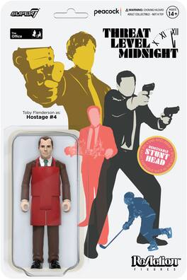 Super7 - ReAction 3.75 in Plastic The Office Threat Level Midnight - Toby Flenderson as Hostage #4