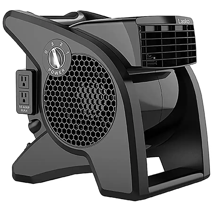 Lasko High Velocity Utility Fan Black U15617 - Best Buy