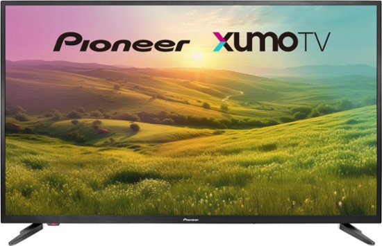 Front. Pioneer - 43" Class LED 4K UHD Smart Xumo TV - Black.