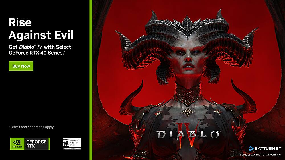 Alt View 11. NVIDIA - Diablo IV with Select GeForce RTX 40 Series.