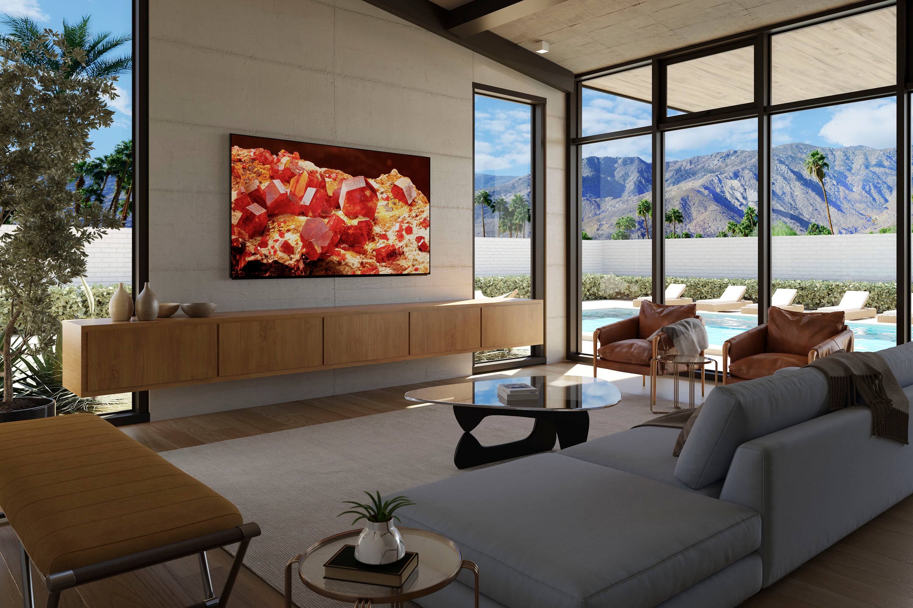 Alt View 17. Sony - 85" Class BRAVIA XR X93L Mini-LED 4K UHD Smart Google TV - Black.