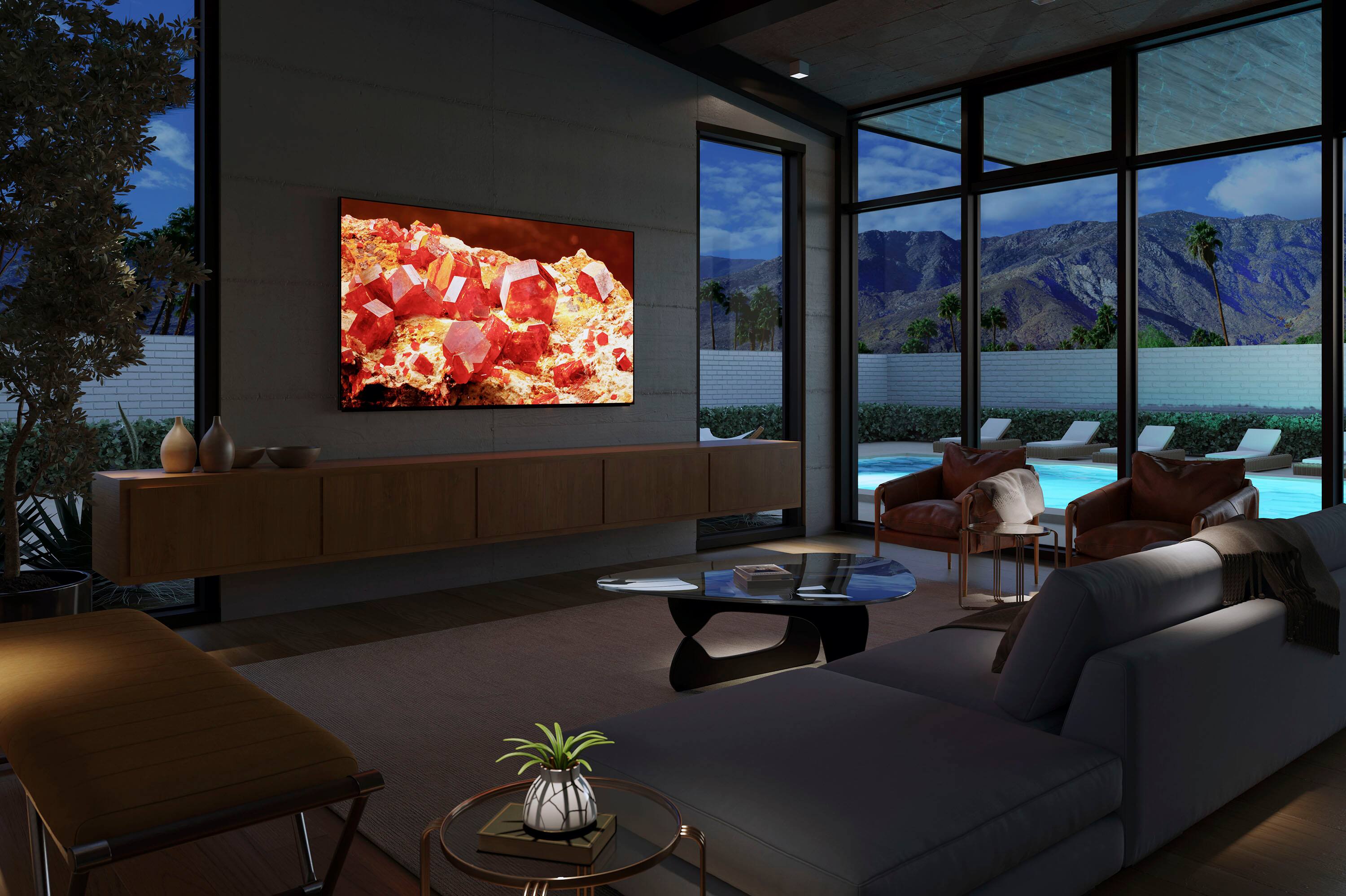 Alt View 20. Sony - 85" Class BRAVIA XR X93L Mini-LED 4K UHD Smart Google TV - Black.
