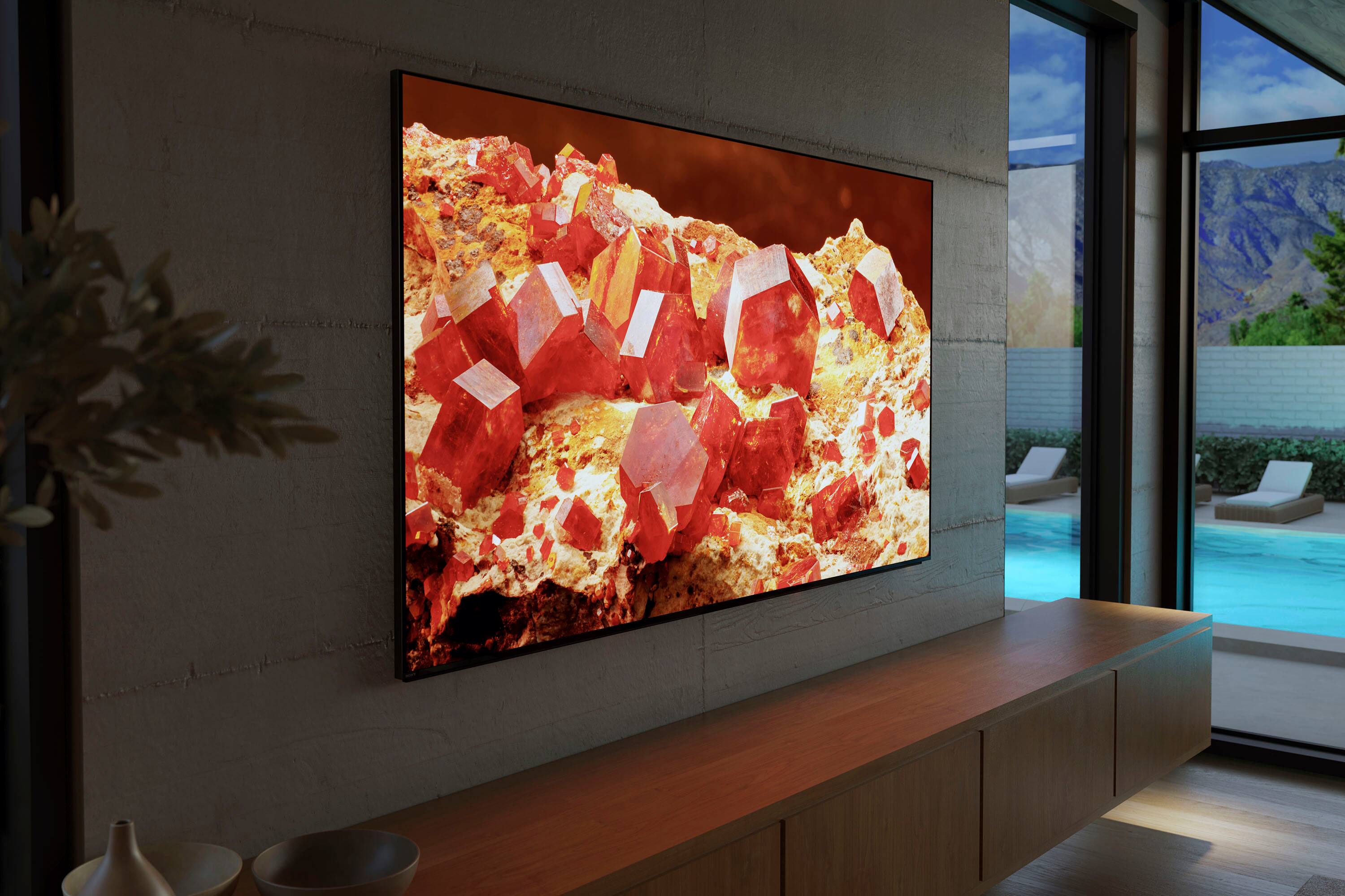 Alt View 21. Sony - 85" Class BRAVIA XR X93L Mini-LED 4K UHD Smart Google TV - Black.