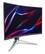 Angle. Acer - Nitro XZ273U X3bmiiphx 27” LED Curved WQHD FreeSync Monitor (HDMI, DisplayPort) - Black.