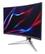 Left. Acer - Nitro XZ273U X3bmiiphx 27” LED Curved WQHD FreeSync Monitor (HDMI, DisplayPort) - Black.