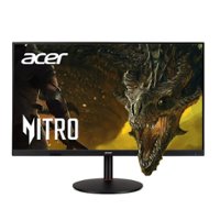 Acer - Predator XB273U Fbmiiprzx 27" IPS LED WQHD G-SYNC Monitor (HDMI, DisplayPort) - Black - Front_Zoom