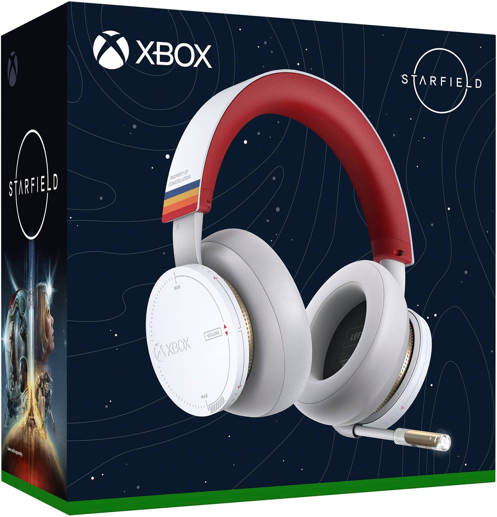 Alt View 17. Microsoft - Xbox Wireless Gaming Headset for Xbox Series X|S, Xbox One, and Windows 10|11 - Starfield Edition.